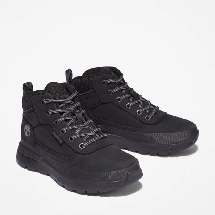 Chukka Field Trekker para jovens na cor preta