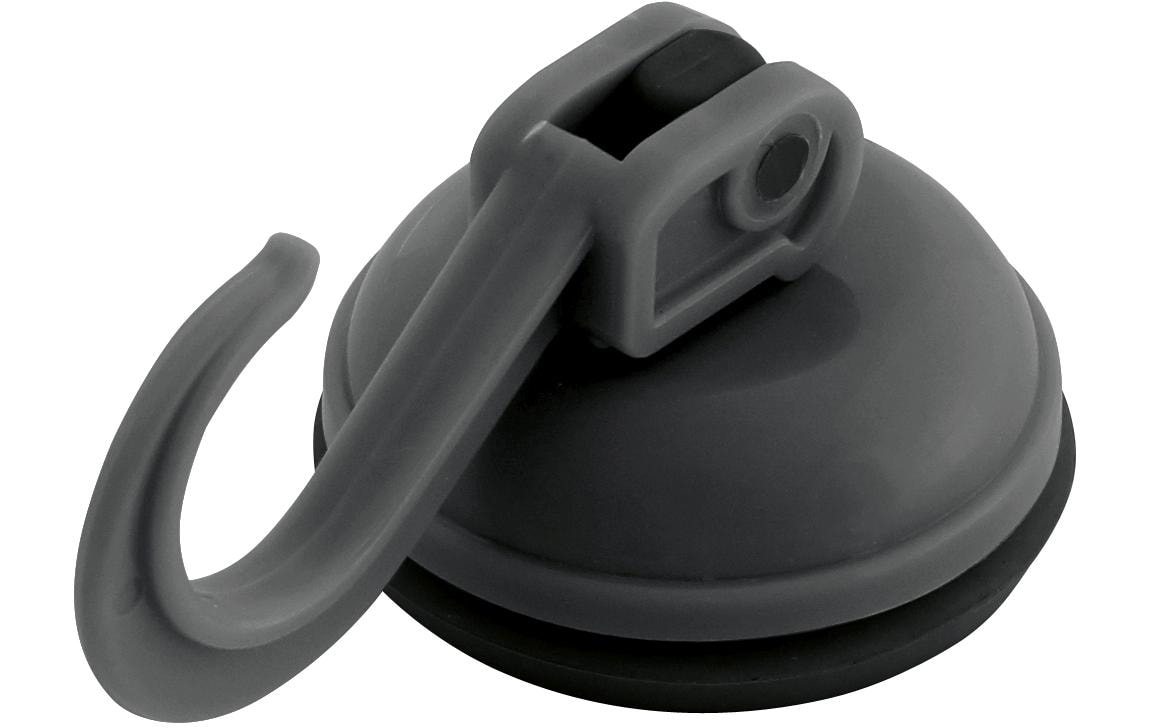 Saugnapf-Haken bis 6 kg, SchwarzHaken mit Saugnapf