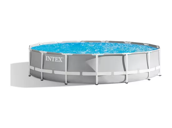 Piscine tubulaire Prism Frame ronde 4,57 x 1,07 m - Intex