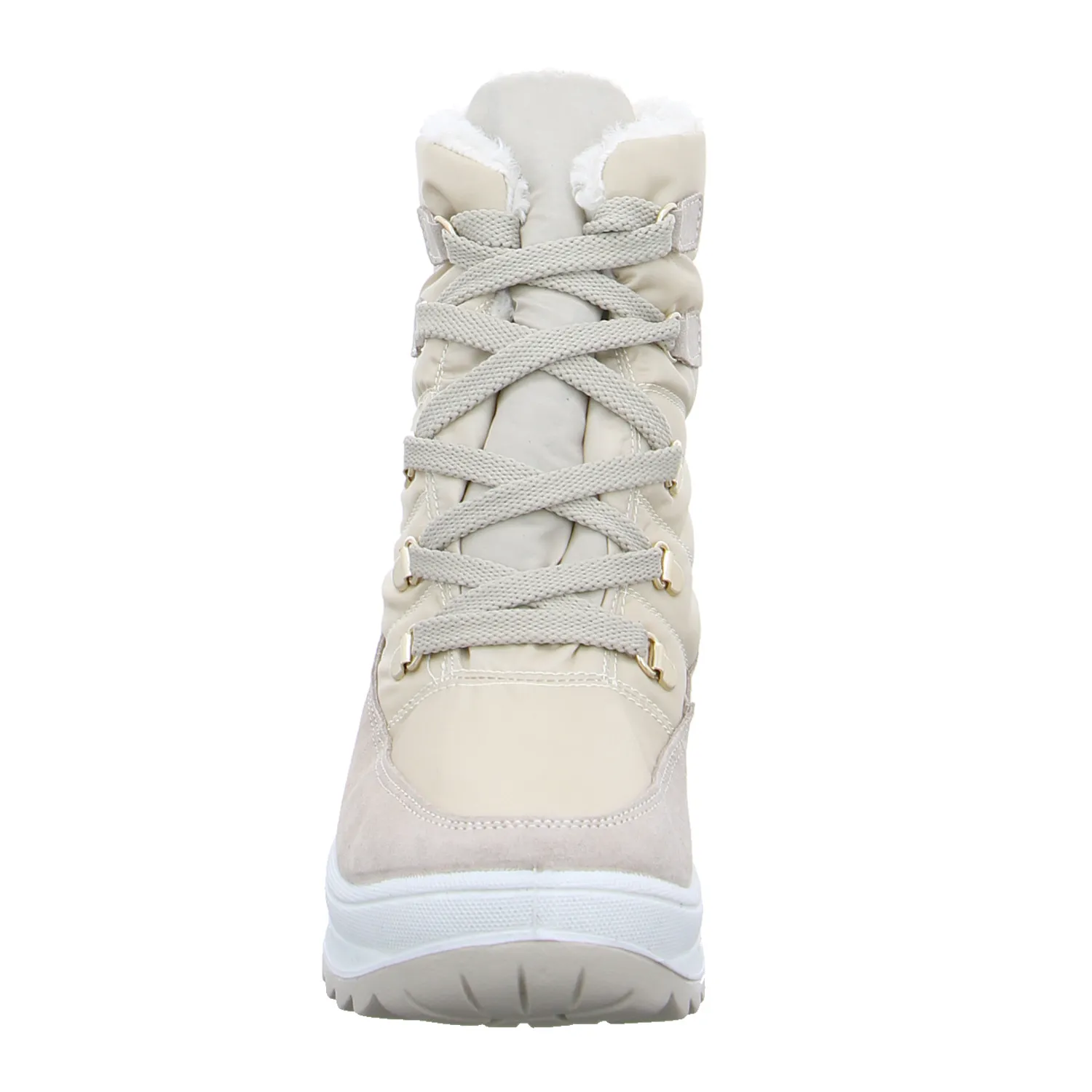 IGI & CO Snowboot Offwhite Leder  mit Gore-Tex