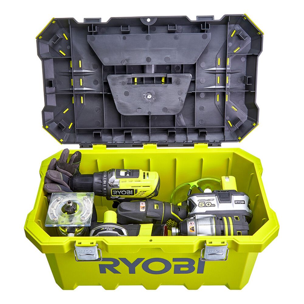 VERKTØYKASSE RYOBI RTB19INCH 33L 2-4 ELVERKTØY