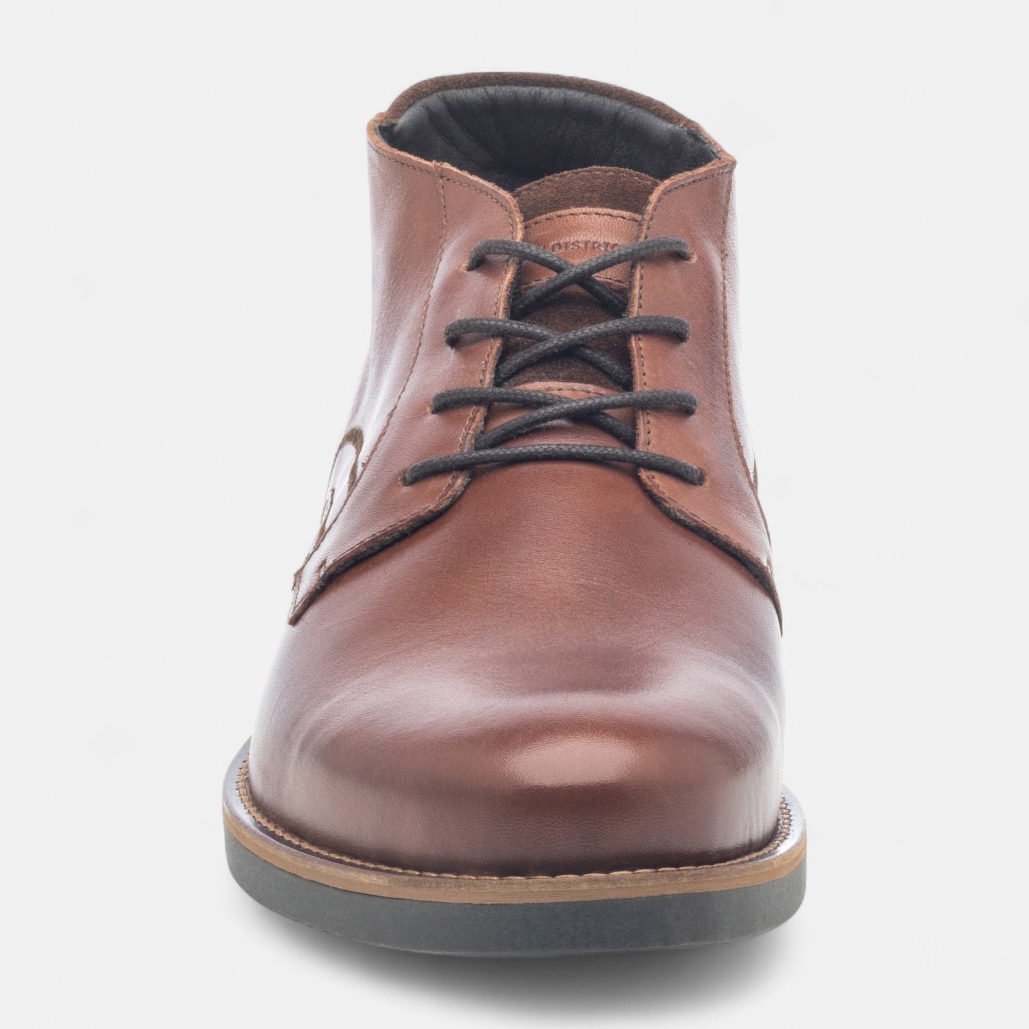 Bottines Homme en cuir cognac