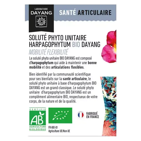Dayang Harpagophytum Orgânico 20 ampolas