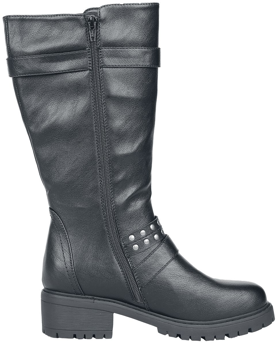 Bottines avec Boucles & Clous | Rock Rebel by EMP Bottes