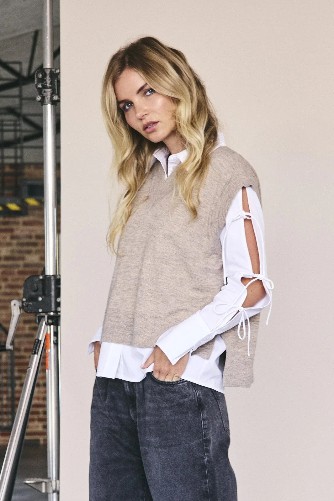 Co´Couture Mycc V-Knit Vest 32177