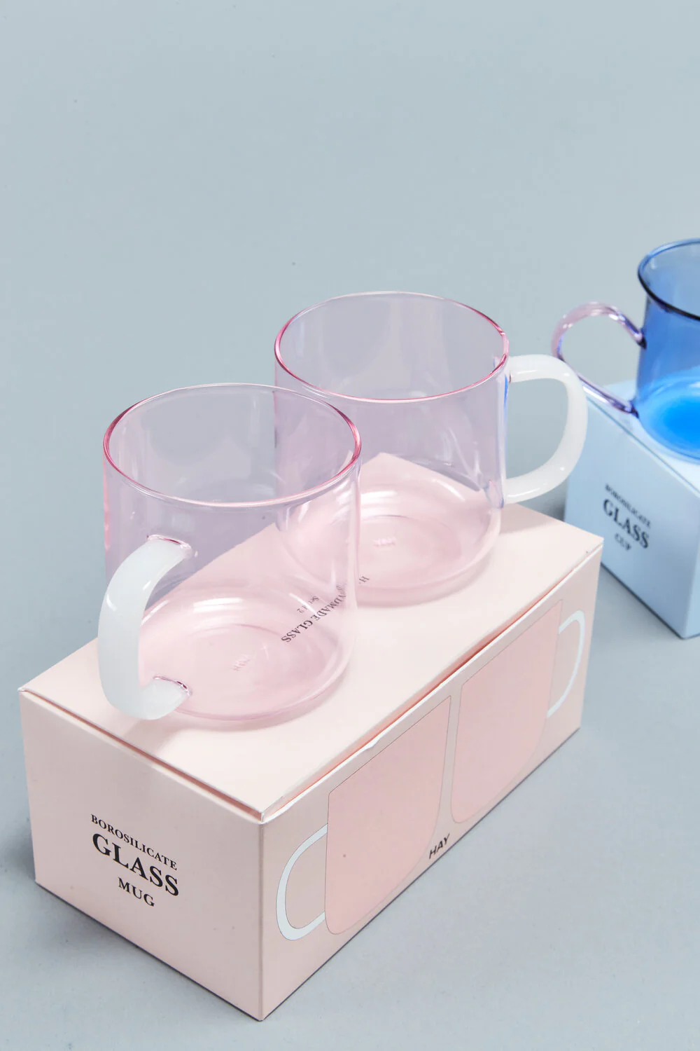 HAY  Borosilicate krus, pink- sæt af to