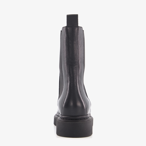 Harper leren dames Chelsea boots zwart