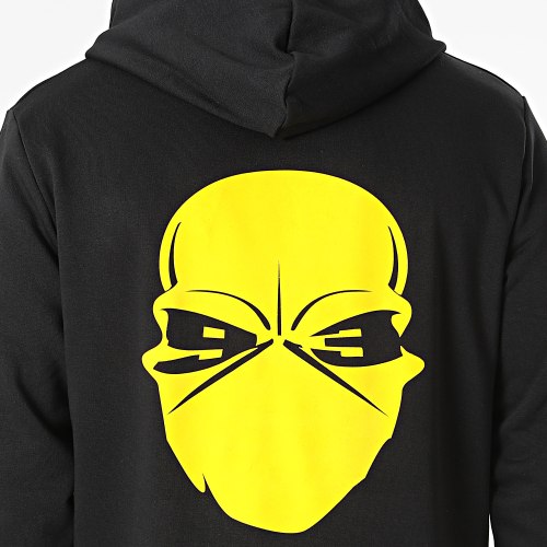 Ensemble De Survêtement Logo Back Noir Jaune