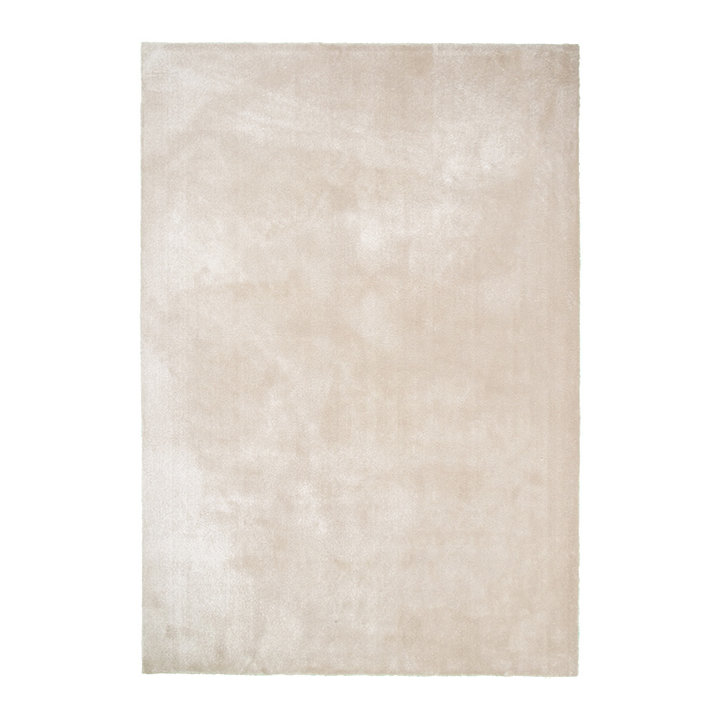 Viscose vloerkleed - Vive Creme | Wasbaar!