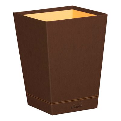 RHODIA Rhodiarama - Corbeille à papier - bronze - en polyuréthane