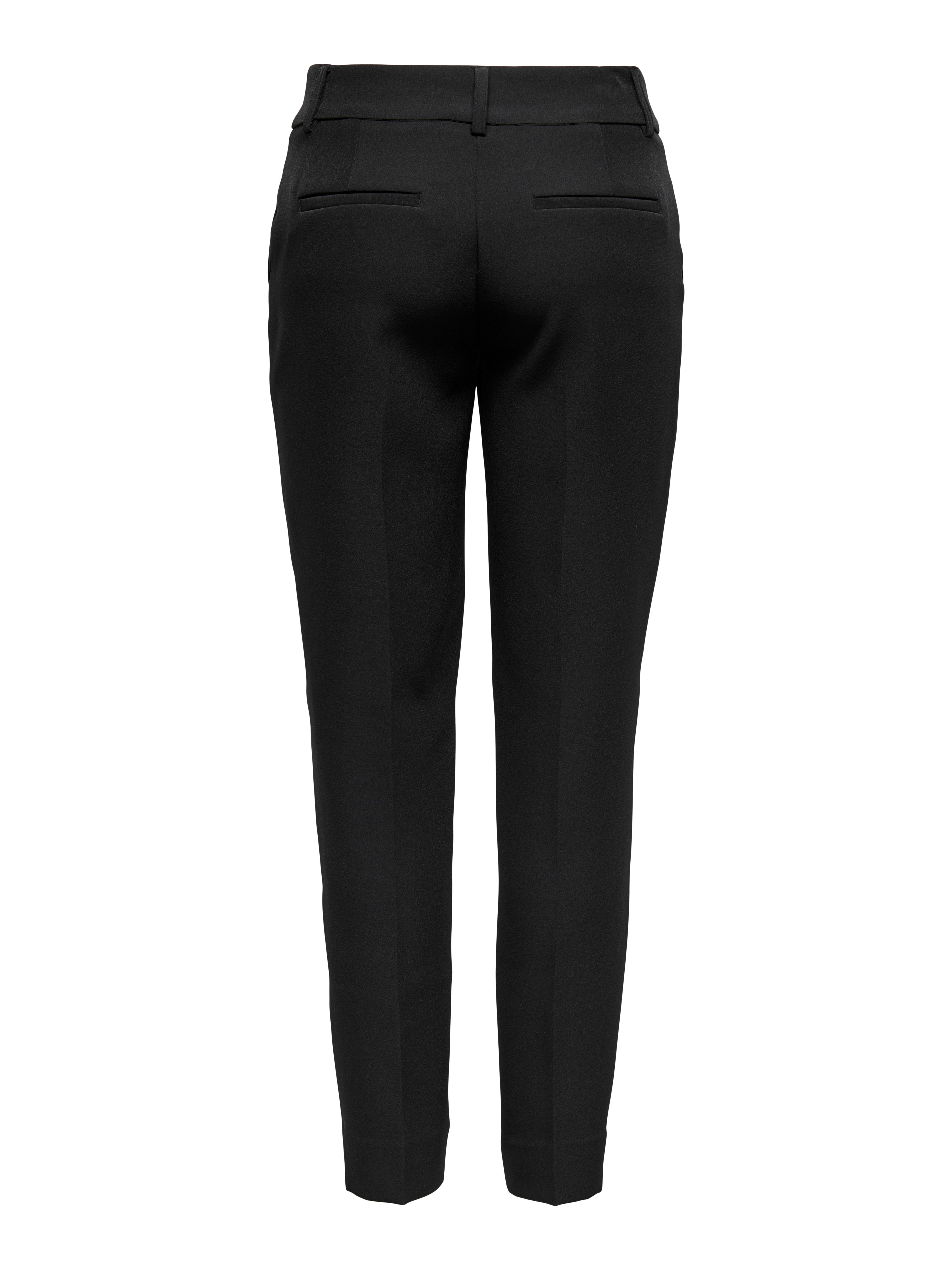 ONLVERONICA-ELLY Hohe Taille Slim Fit Hose Black