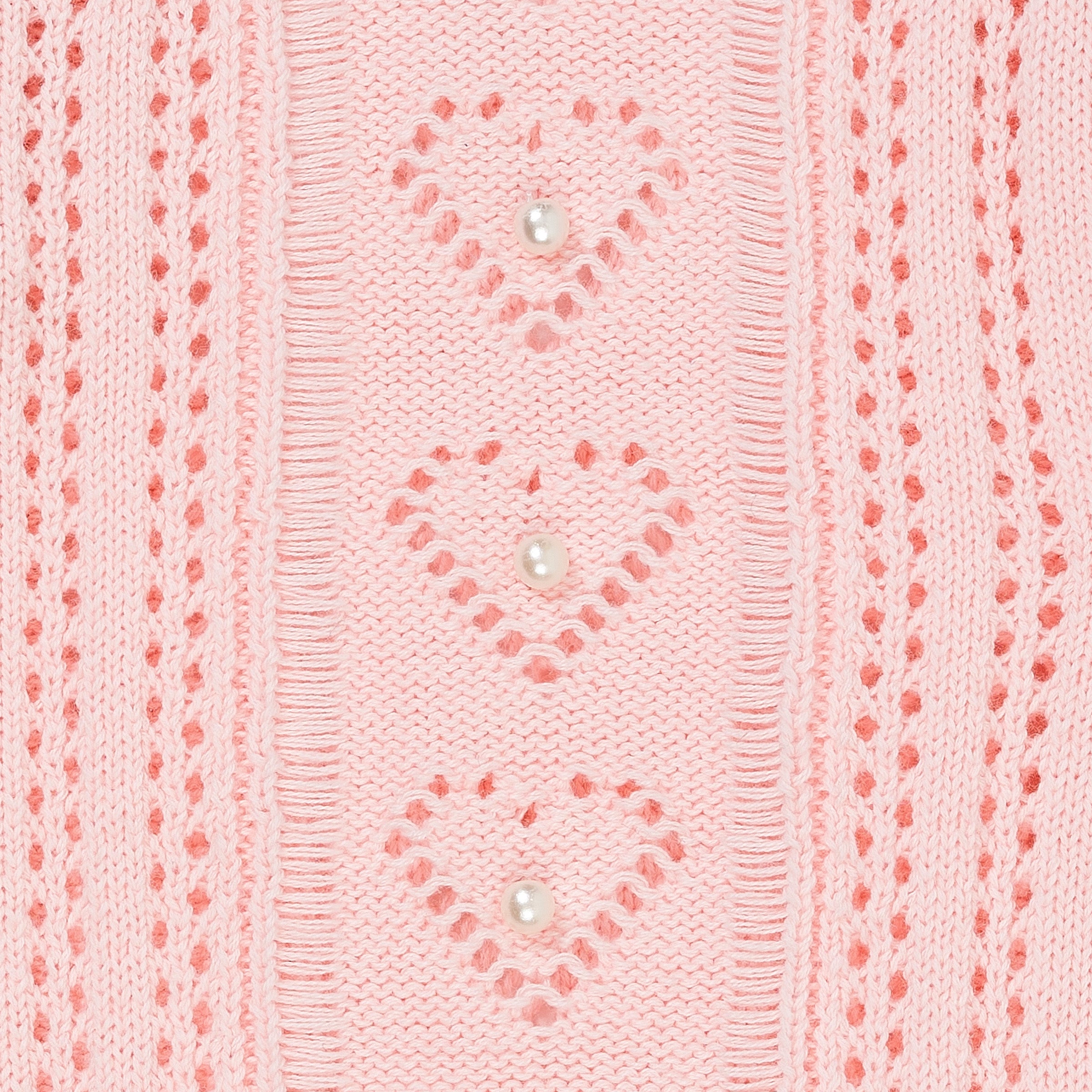 Copenhagen Colors T-shirt Pointelle Strik Pearls