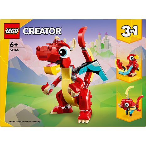 LEGO Creator Rød drage 3-i-1 31145
