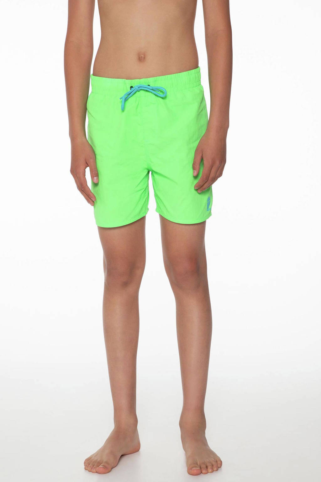 Mooie broekzwemshort CULTURE JR neon groen