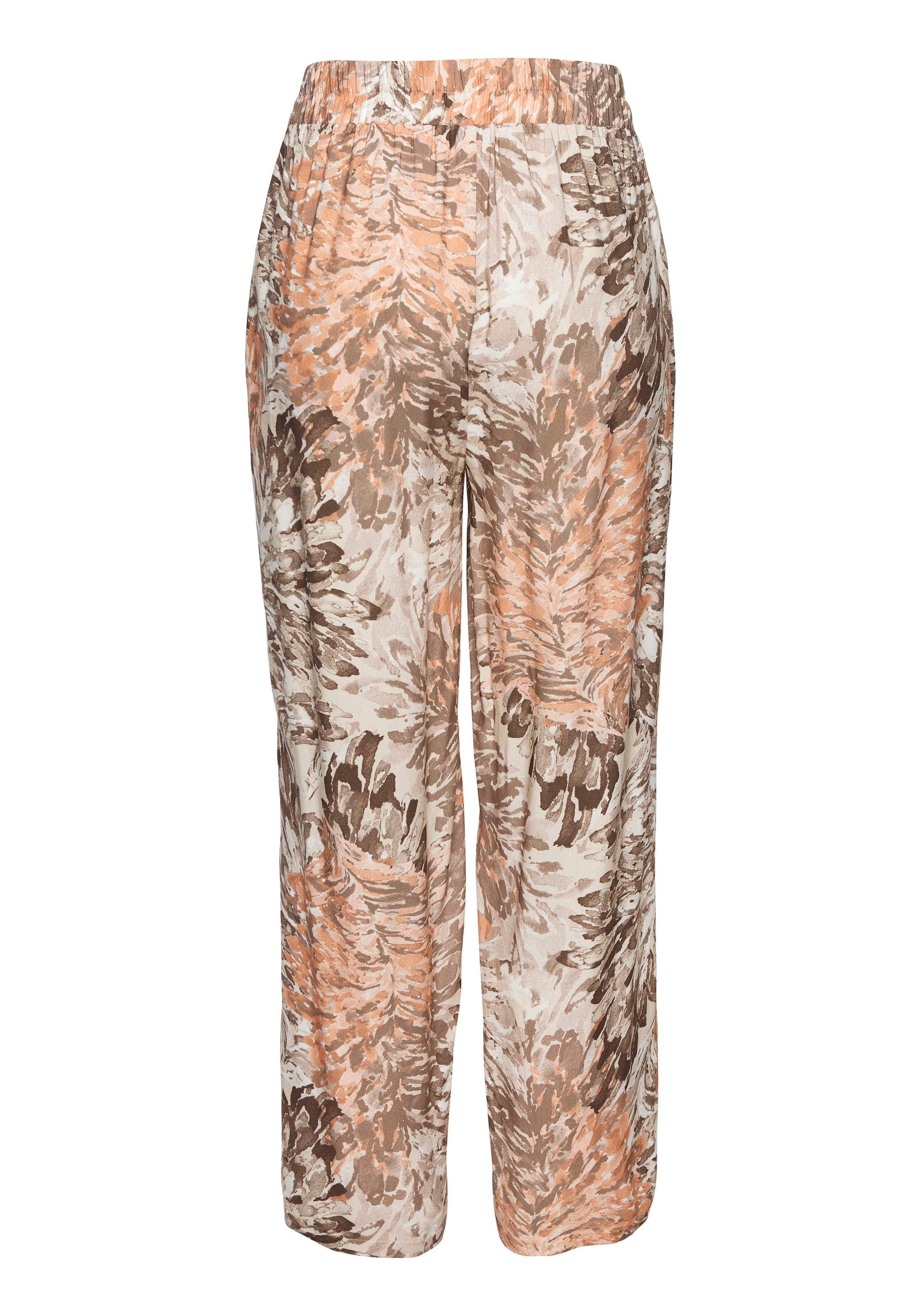 LASCANA Palazzohose  mit Blumendruck, sommerliche Stoffhose mit Taschen, Strandhose
