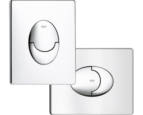 GROHE Skate Air bedieningsplaat, chroom gepolijst / knop, chroom gepolijst 38505000
