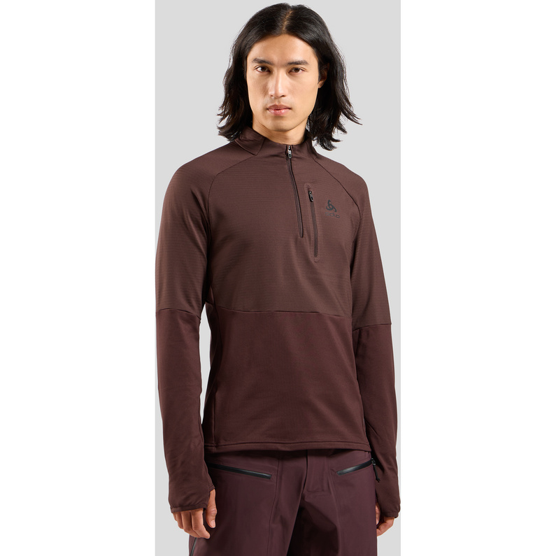 Odlo Herren Descent Cw 200 Sl 1/2 Zip Longsleeve