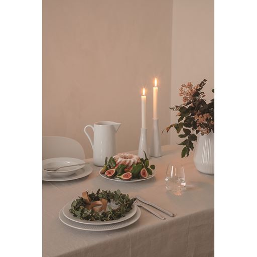 Eva Trio Legio Nova Dyb Tallerken, Hvid, Ø22 cm
