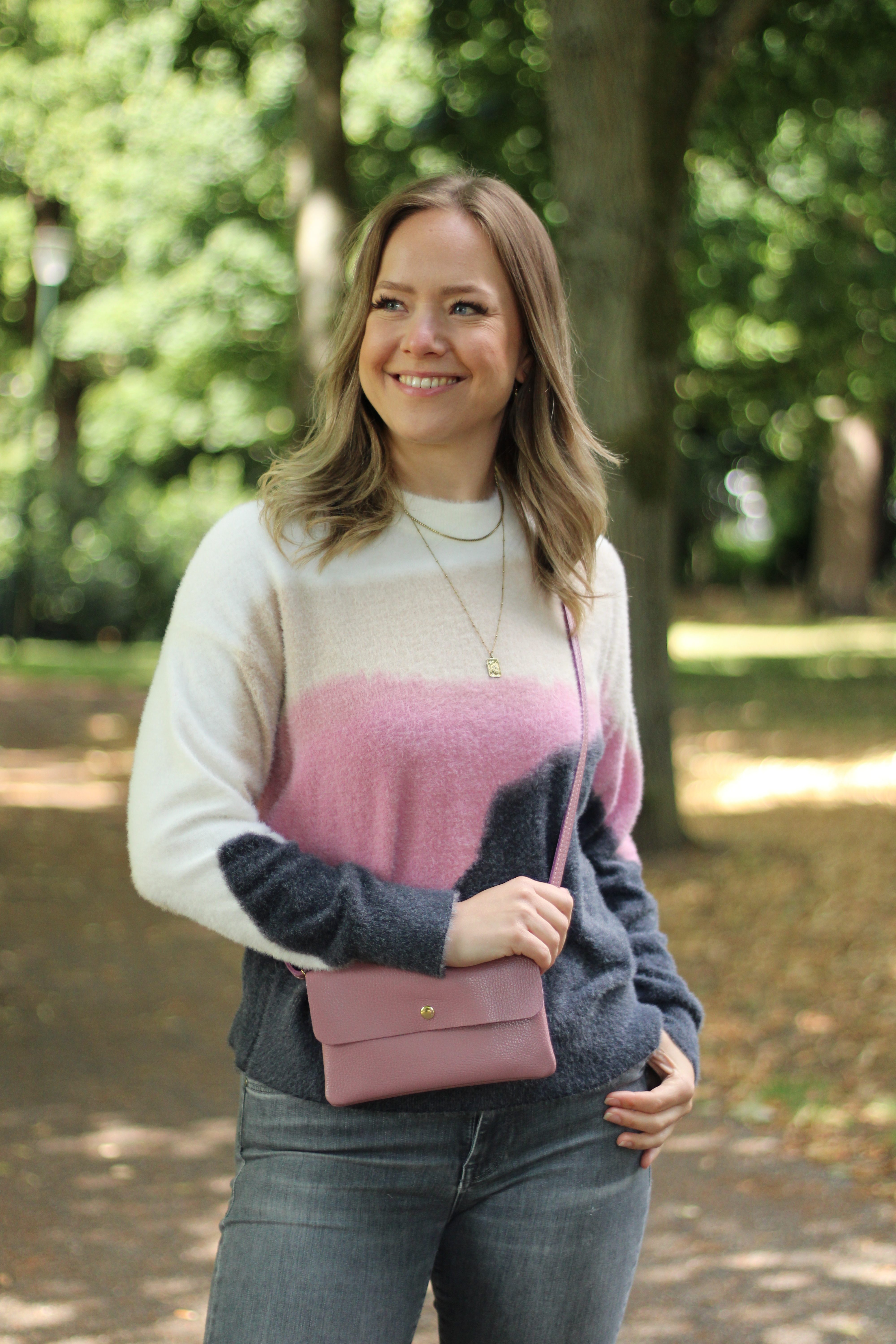 Rino & Pelle - Berdie Sweater With Print - Pink Watercolour