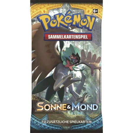 Pokemon Sonne & Mond 01 Booster Fix 36, sortiert