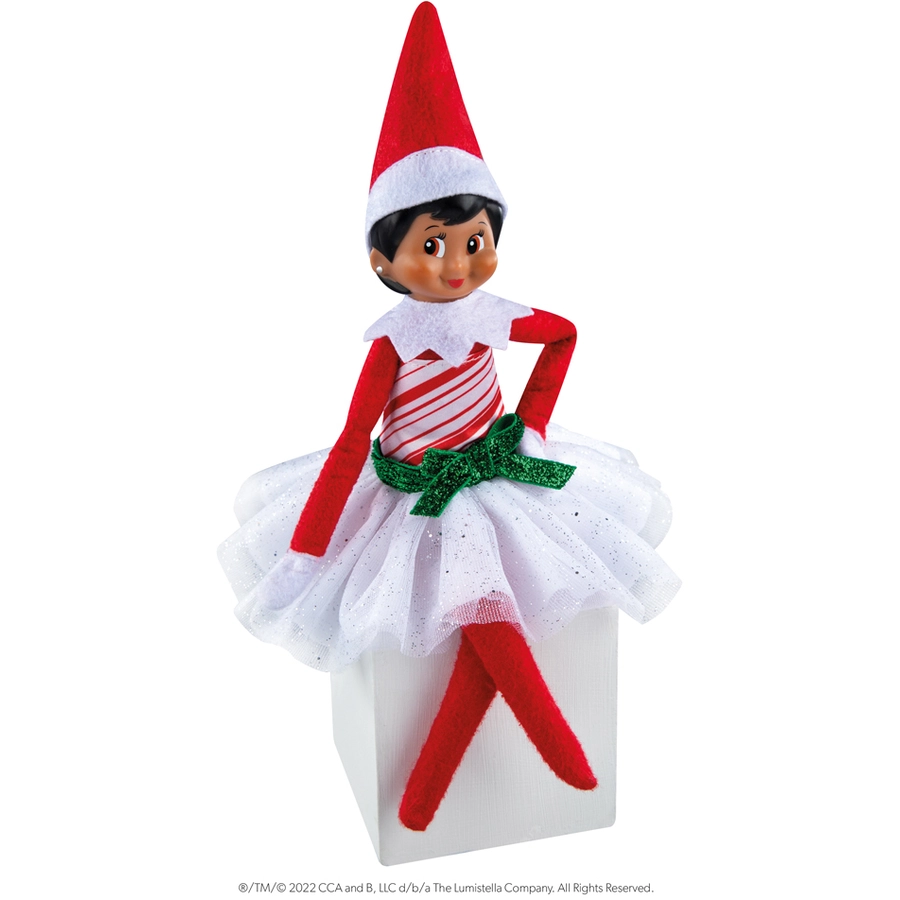Elf on the Shelf The Elf on the Shelf® Elf Outfit - Weißes Glitzerkleid Mehrfarbig