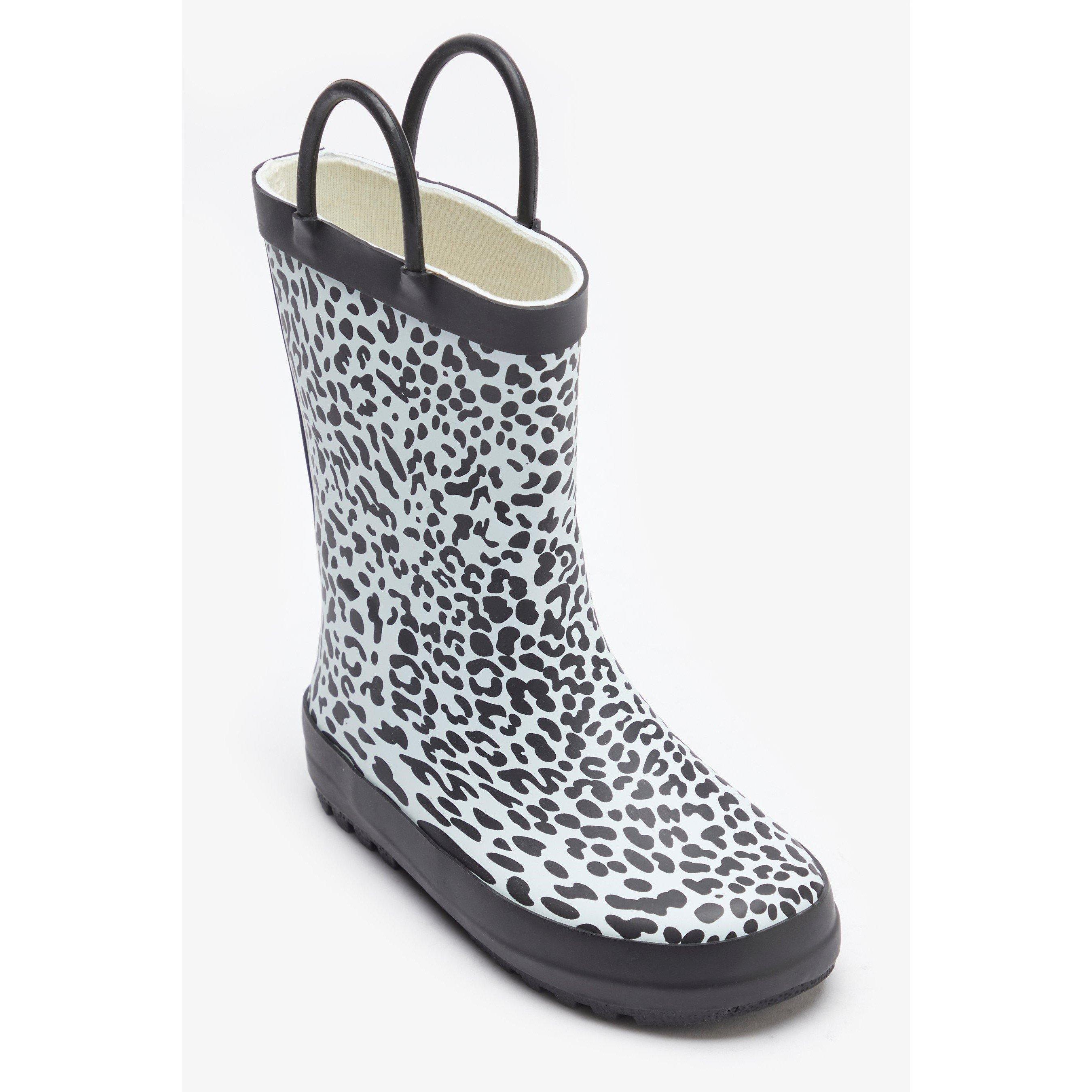 Be You Junior Girls Leopard Wellies