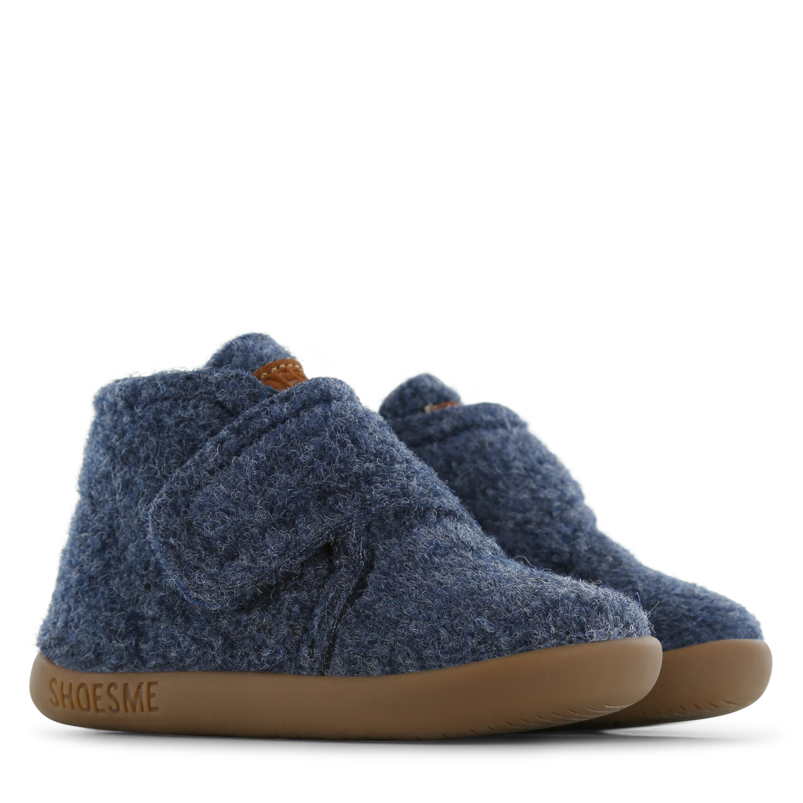 Shoesme jeans blauw vilten slofje  | Jongens schoenen