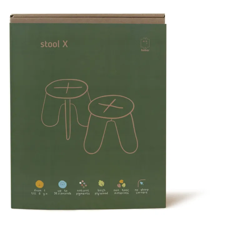 Babai Toys Tabouret pour enfant en bois