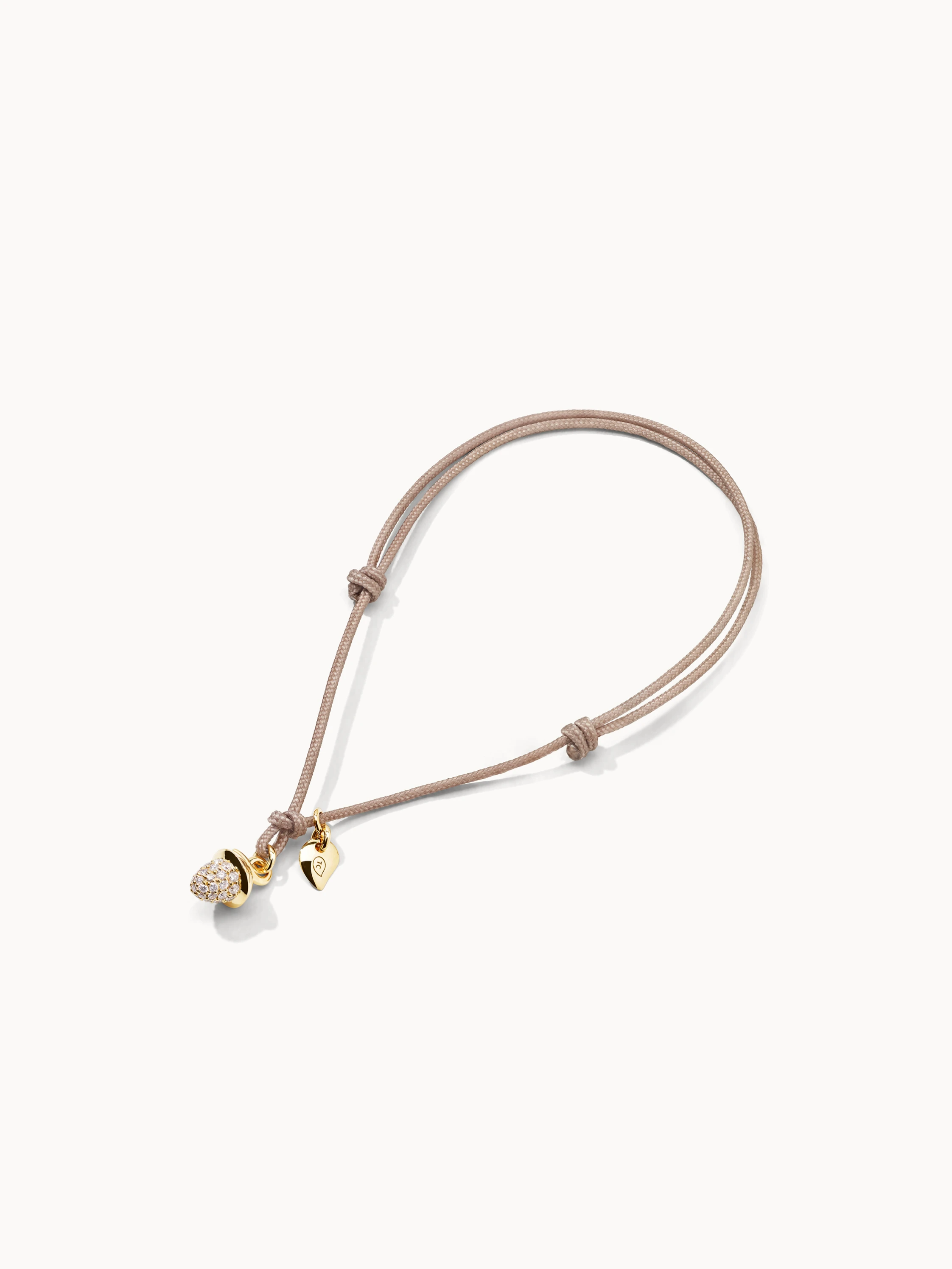 TAMARA COMOLLI Armband BRACELET 'MYMIKADO' WITH DIAMOND PAVÉ aus 18 Karat Gelbgold mit Diamant Pavé