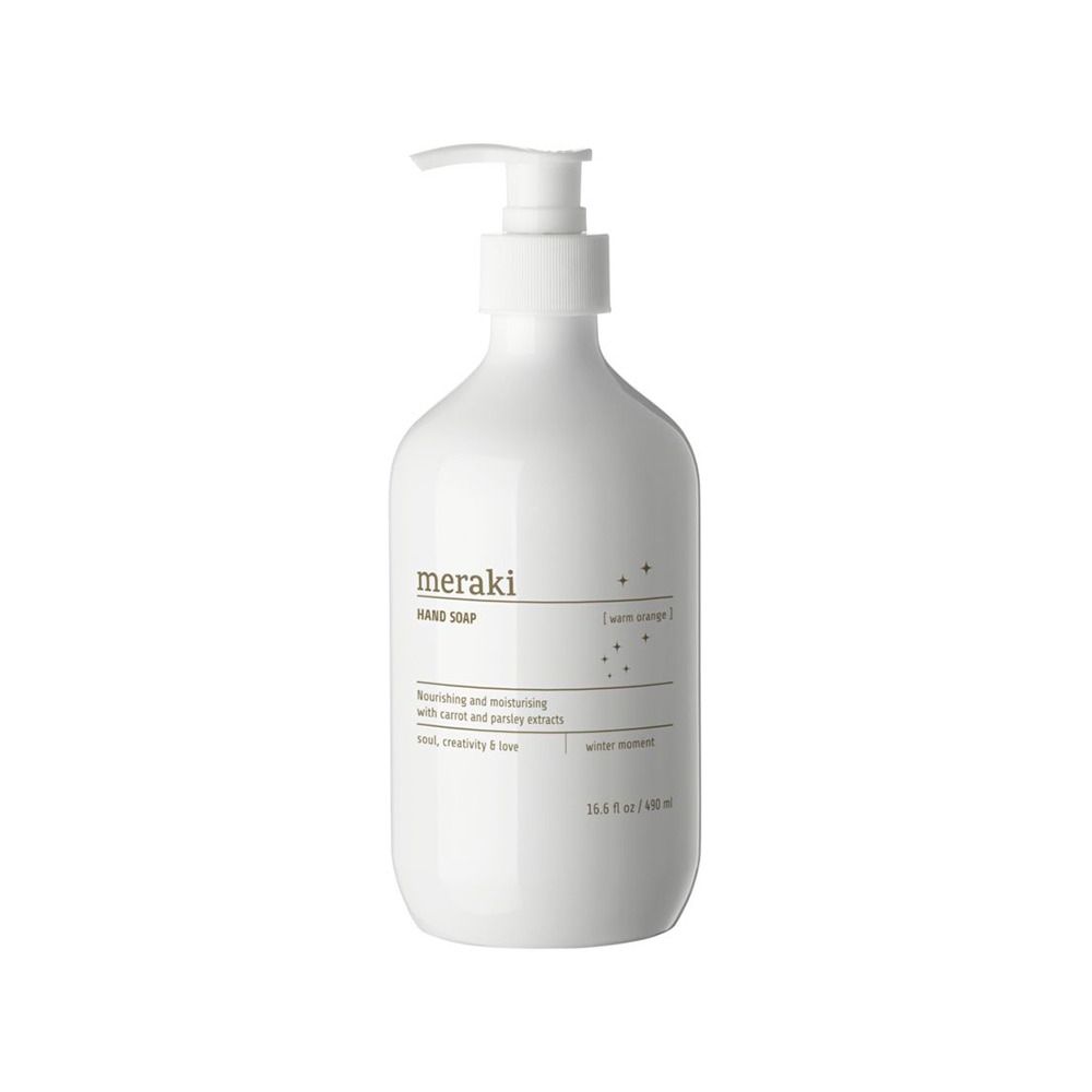 Meraki Warm Orange Hand Soap - 490 ml.