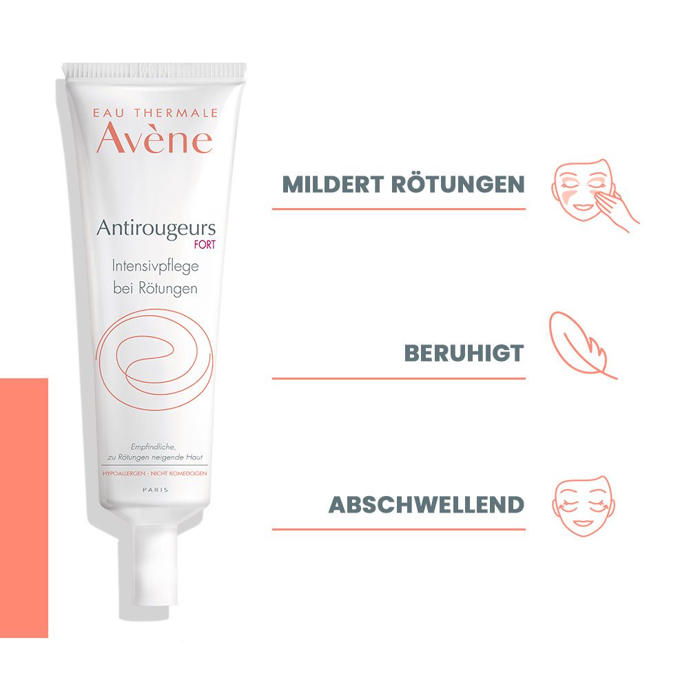 Avène Antirougeurs Fort Intensivpflege Creme 30ml reduziert Rötungen sichtbar