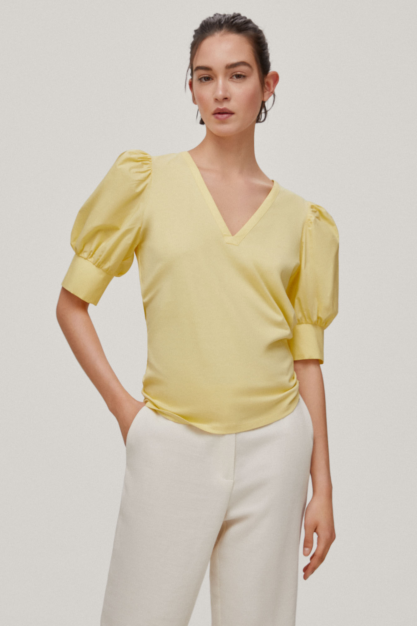 Camiseta combinando - Amarela