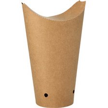 Etui pour frites en carton, rond