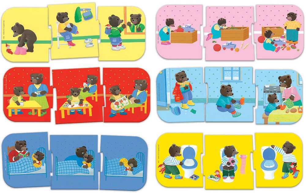 PETIT OURS BRUN - JE REPLACE DANS L'ORDRE