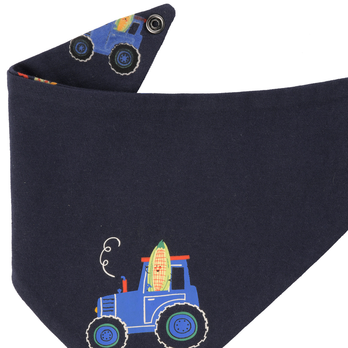 Topomini Baby Bandana zum Wenden dunkelblau