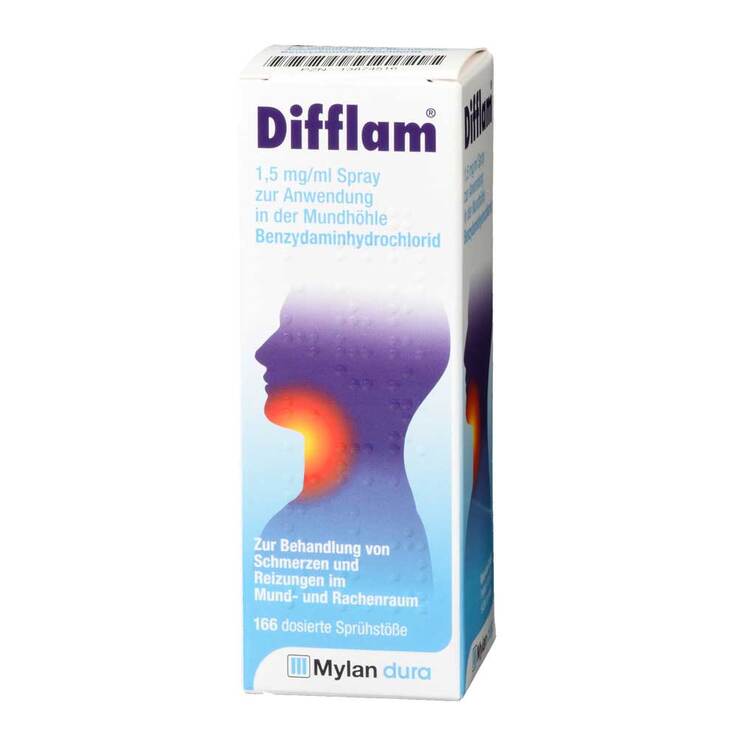 Difflam 1,5 mg/ml Spray zur Anwedung in der Mundhöhle, 30 ml