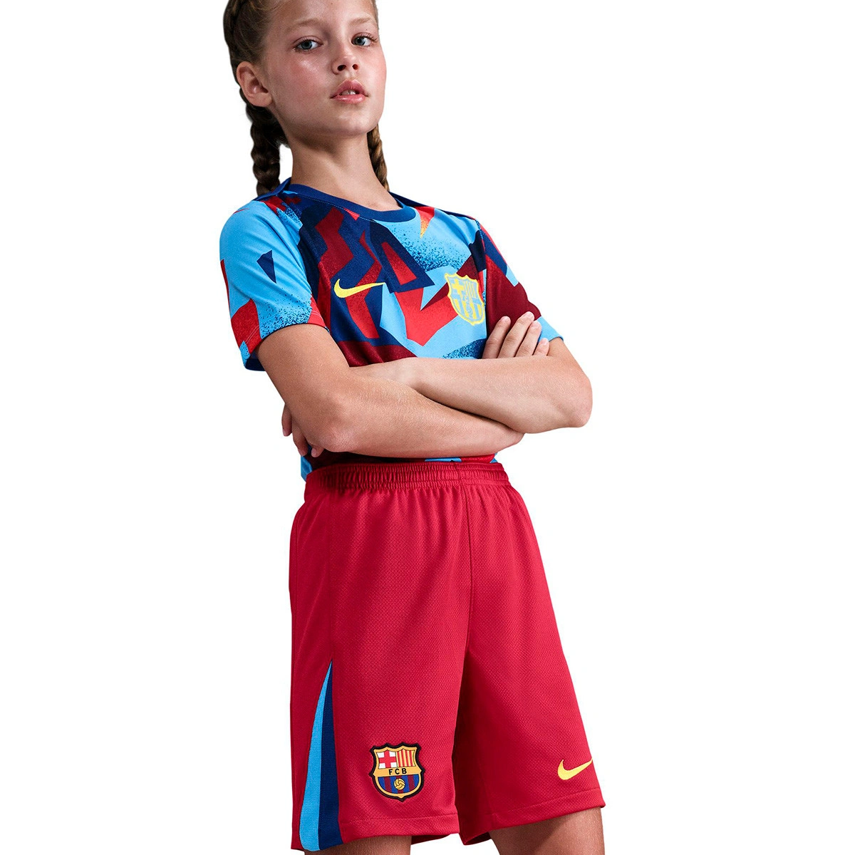 Calções Nike FC Barcelona Quarto Equipamento 2025-2026 Criança