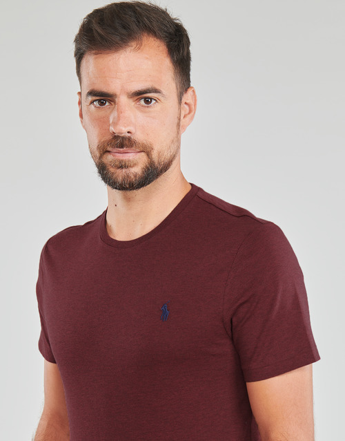 Polo Ralph Lauren - K224SC08-SSCNCMSLM2-SHORT SLEEVE-T-SHIRT Burdeo / Spring / Vino / Heather