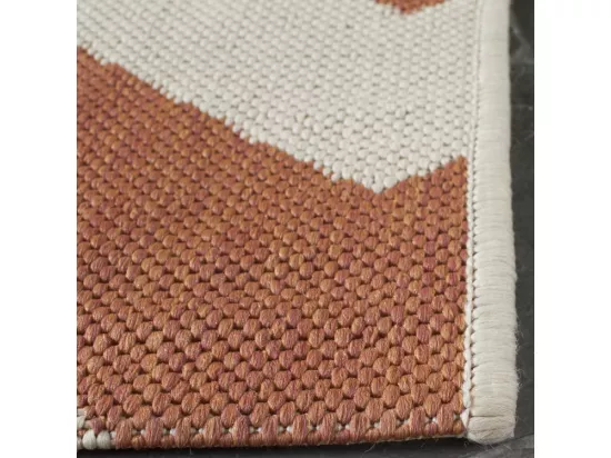 Tapis Terracotta & Beige 79 X 152 cm - Chelsea