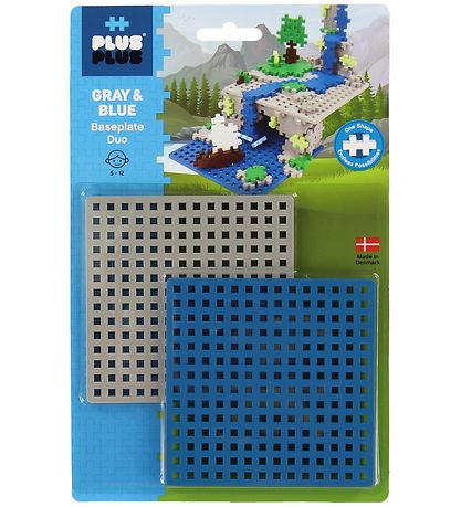 Plus-Plus Baseplate Duo - Blau/Grau