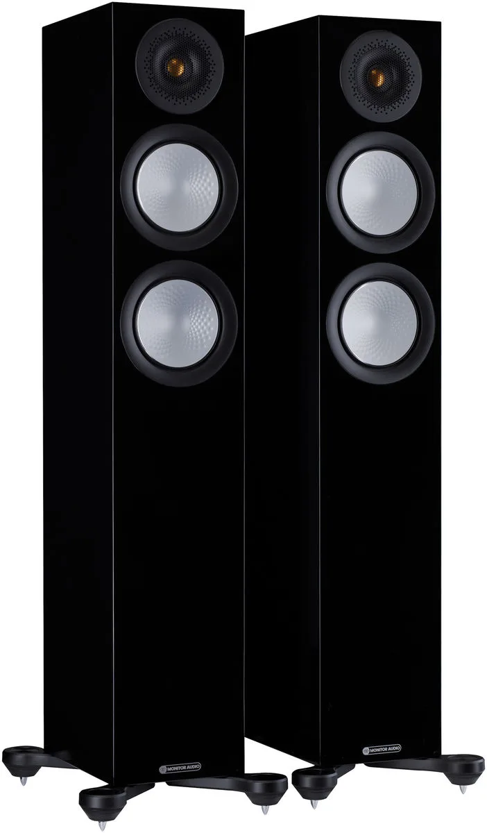 Monitor Audio Silver 200 7G Noir laqué (la paire) Enceintes colonne