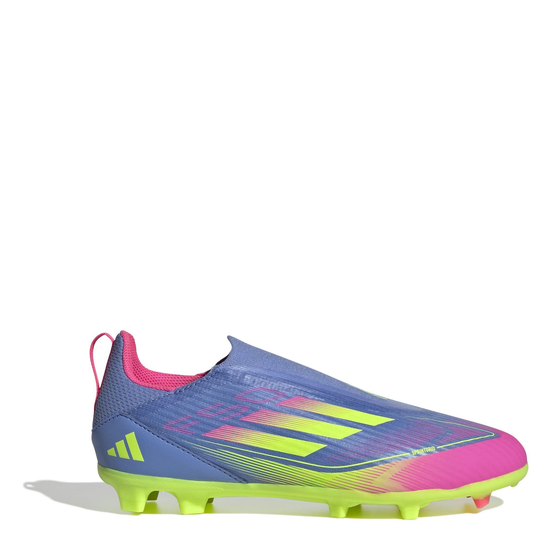 adidas F50 League Laceless Childrens Firm Ground Football Boots