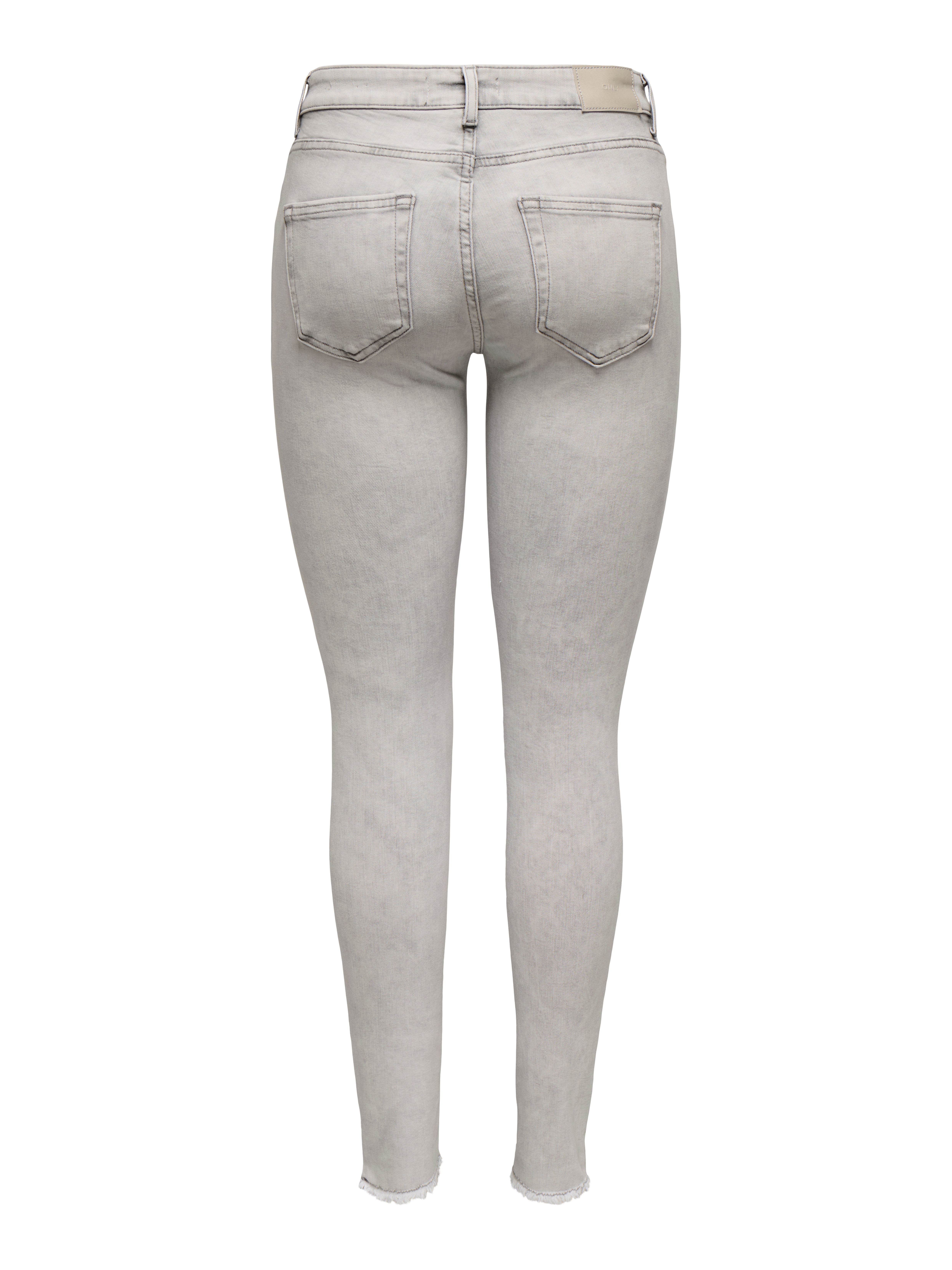 ONLBLUSH Mittlere Taille Skinny Fit Jeans Light Grey Denim
