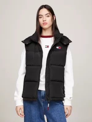 Colete puffer Alaska com capuz