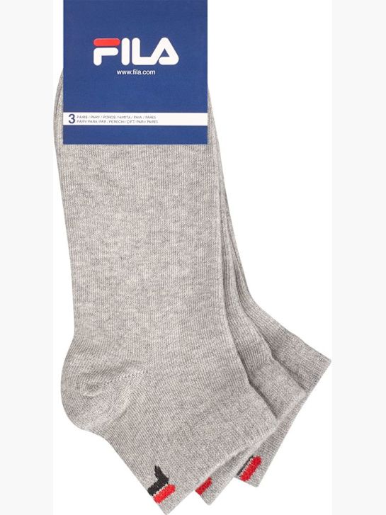 FILA 3 Pack Socken Grau
