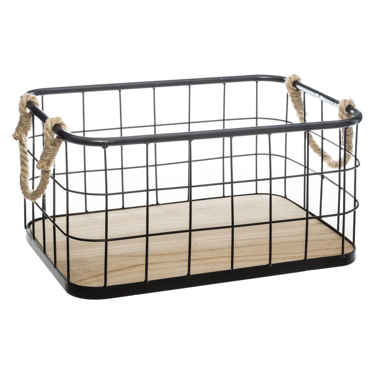 CAISSE CAGETTE LOFT D.38X26X19CM