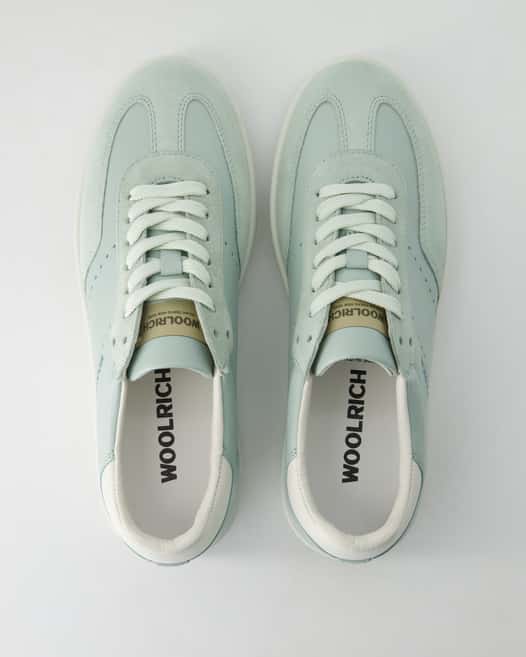 Woolrich Swing Court Sneaker in Grün
