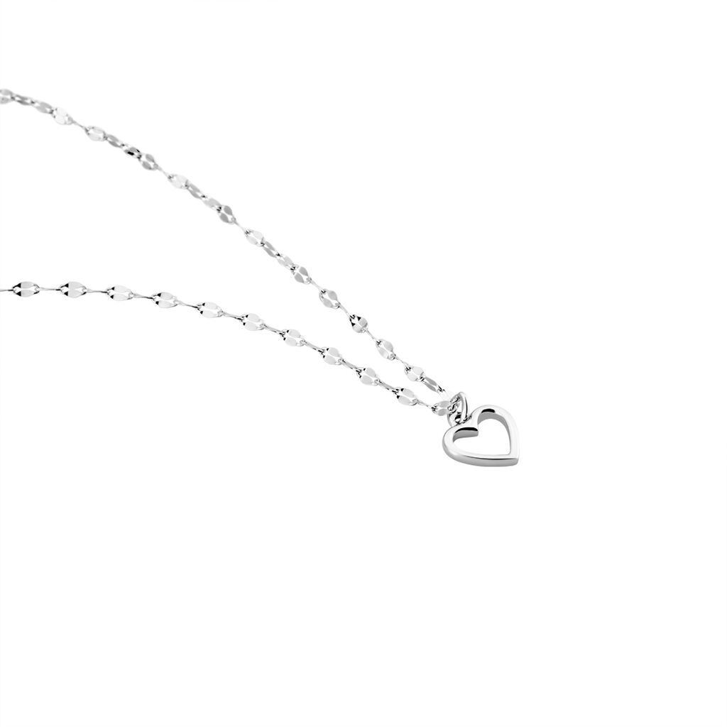 Collier Argent Blanc Hariane