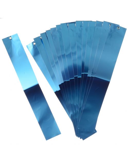 Nature Vogelschrikstrips - Kweekbenodigdheden - 0.1x4.5x29.5 cm Blauw 15 stuks