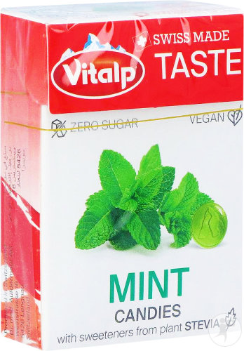 Vitalp Bonbons Stévia Sans Sucre Goût Menthe 25g